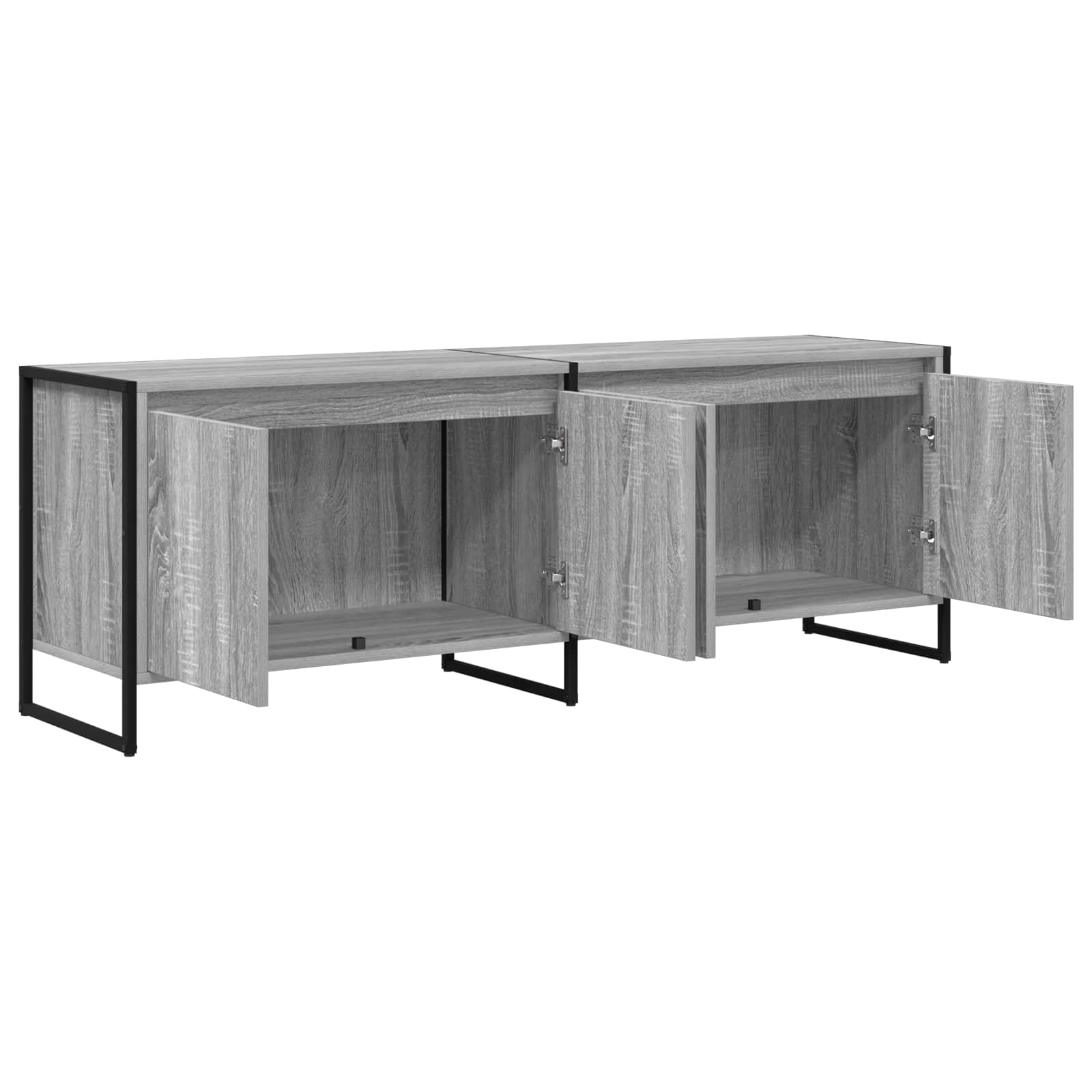 Cabinet TV Gri Sonoma 140 x 36 x 49.5 cm Lemn compozit GartenMobel Dekor