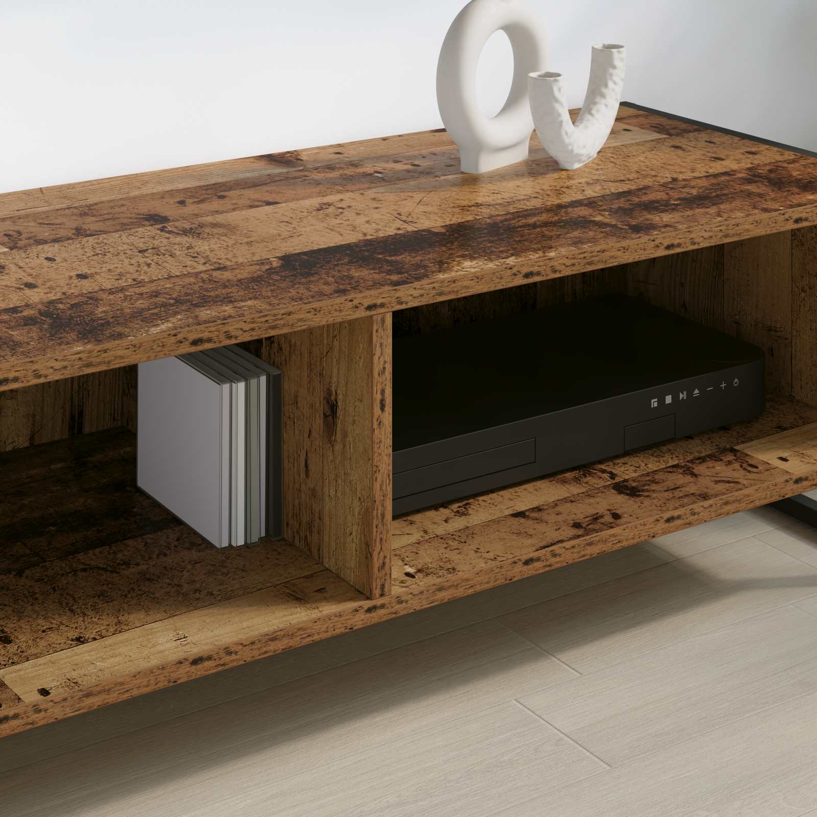 Cabinet TV Lemn Vechi 100 x 36.5 x 30.5 cm Lemn compozit GartenMobel Dekor