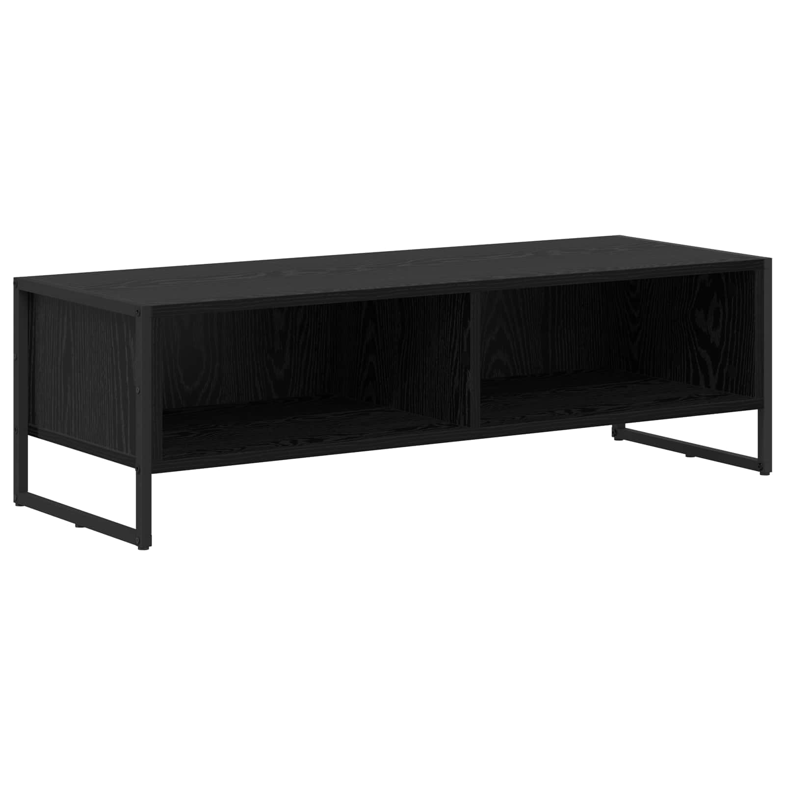 Cabinet TV Stejar Negru 100 x 36.5 x 30.5 cm Lemn compozit GartenMobel Dekor