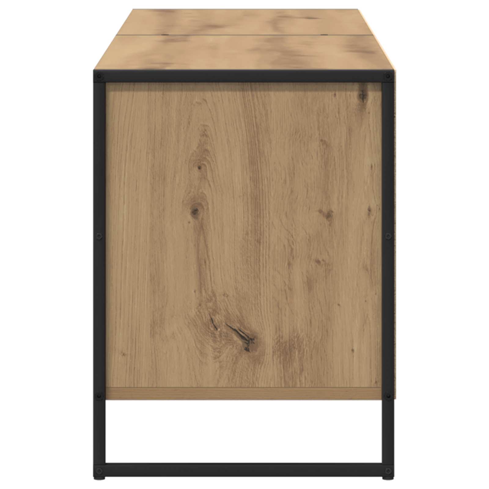 Cabinet TV Stejar artizanal 140 x 36 x 49.5 cm Lemn compozit GartenMobel Dekor