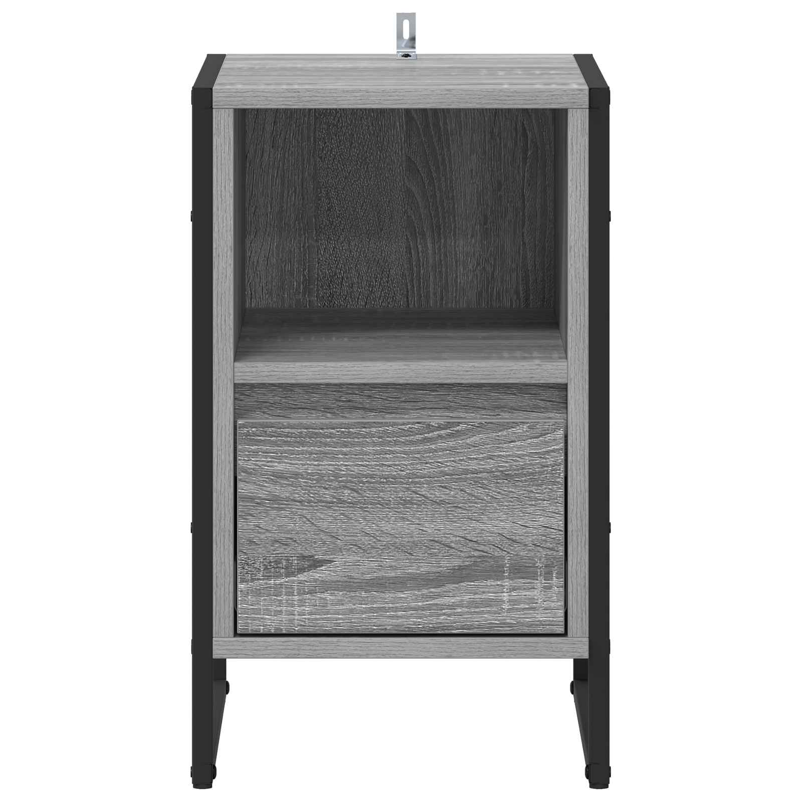 Noptieră 2 pcs Gri Sonoma 39,5 x 30 x 50 cm Lemn compozit GartenMobel Dekor