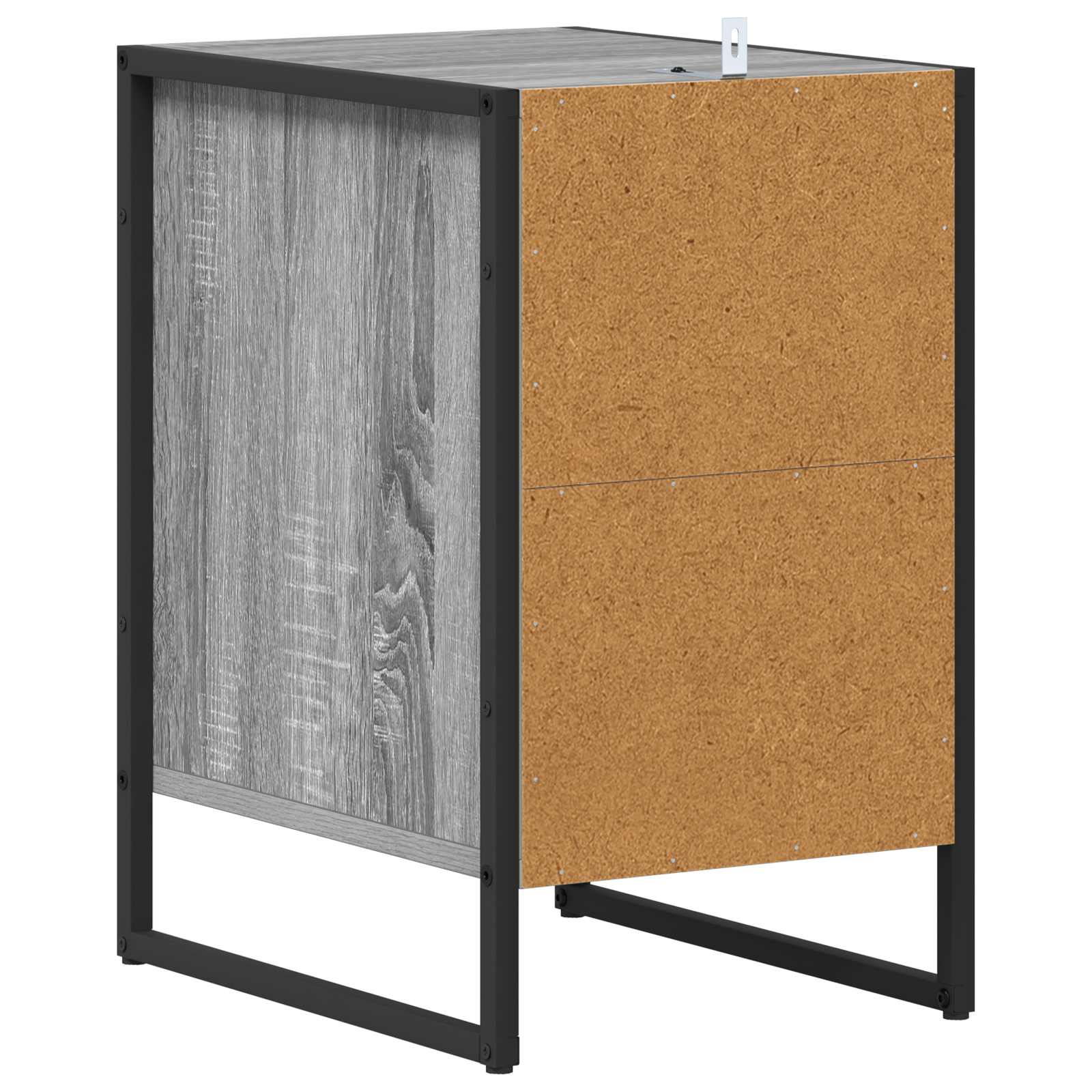 Noptieră 2 pcs Gri Sonoma 39,5 x 30 x 50 cm Lemn compozit GartenMobel Dekor