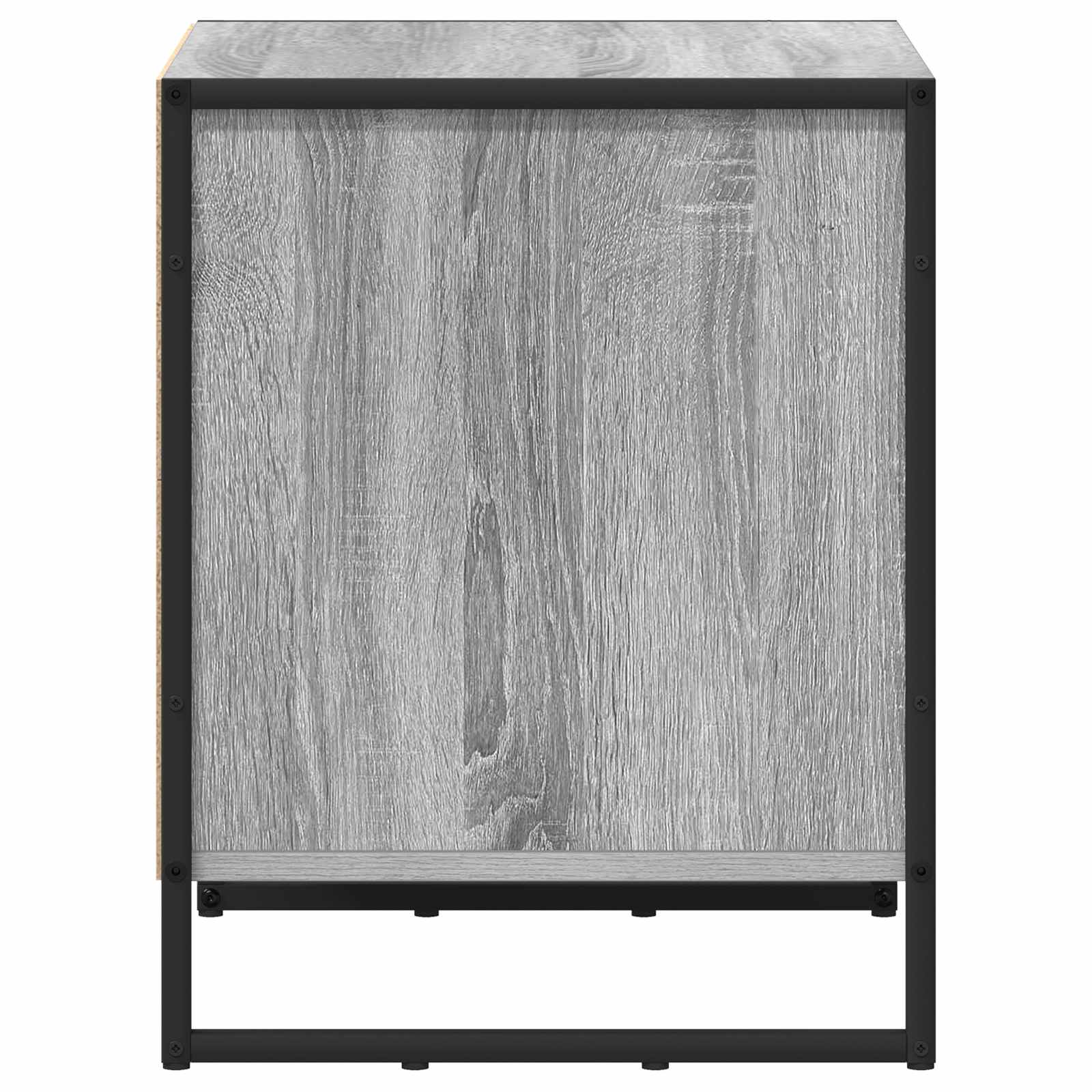 Noptieră 2 pcs Gri Sonoma 50 x 39.5 x 50 cm Lemn compozit GartenMobel Dekor