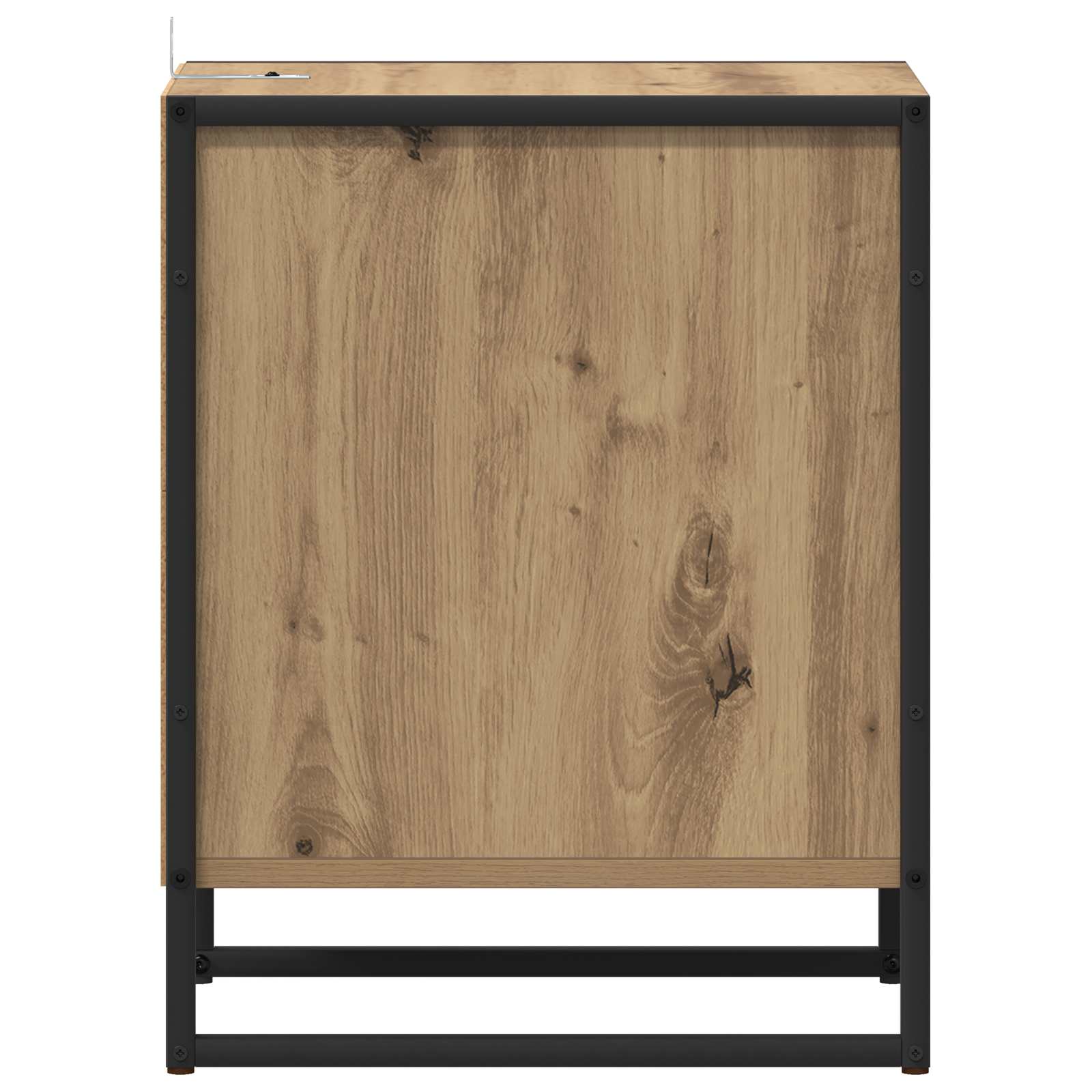 Noptieră 2 pcs Stejar artizanal 39,5 x 30 x 50 cm Lemn compozit GartenMobel Dekor