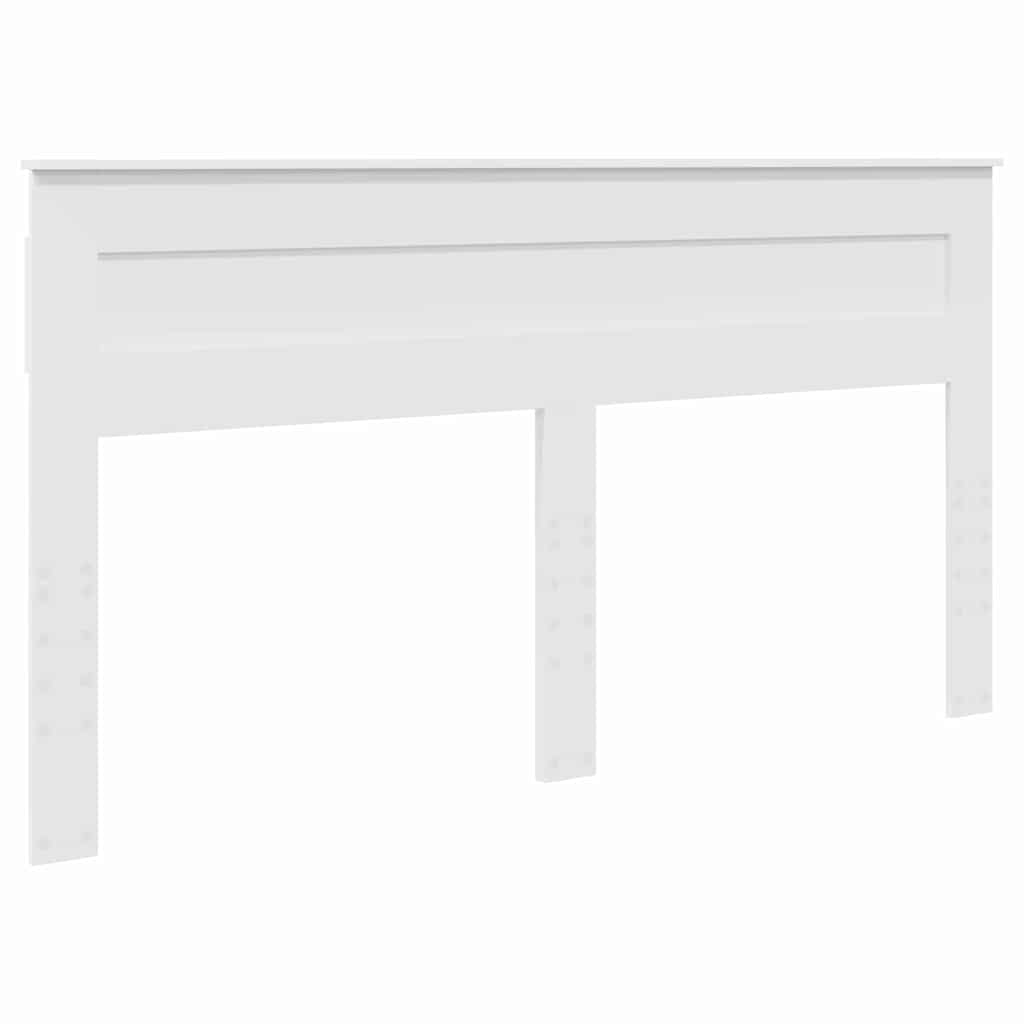 Tăblie cap cu headboard Alb 200 cm Lemn compozit GartenMobel Dekor