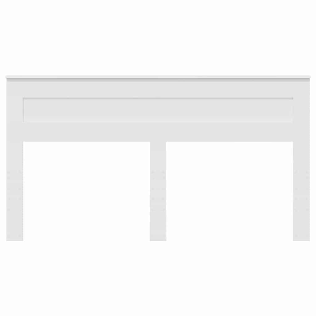 Tăblie cap cu headboard Alb 200 cm Lemn compozit GartenMobel Dekor
