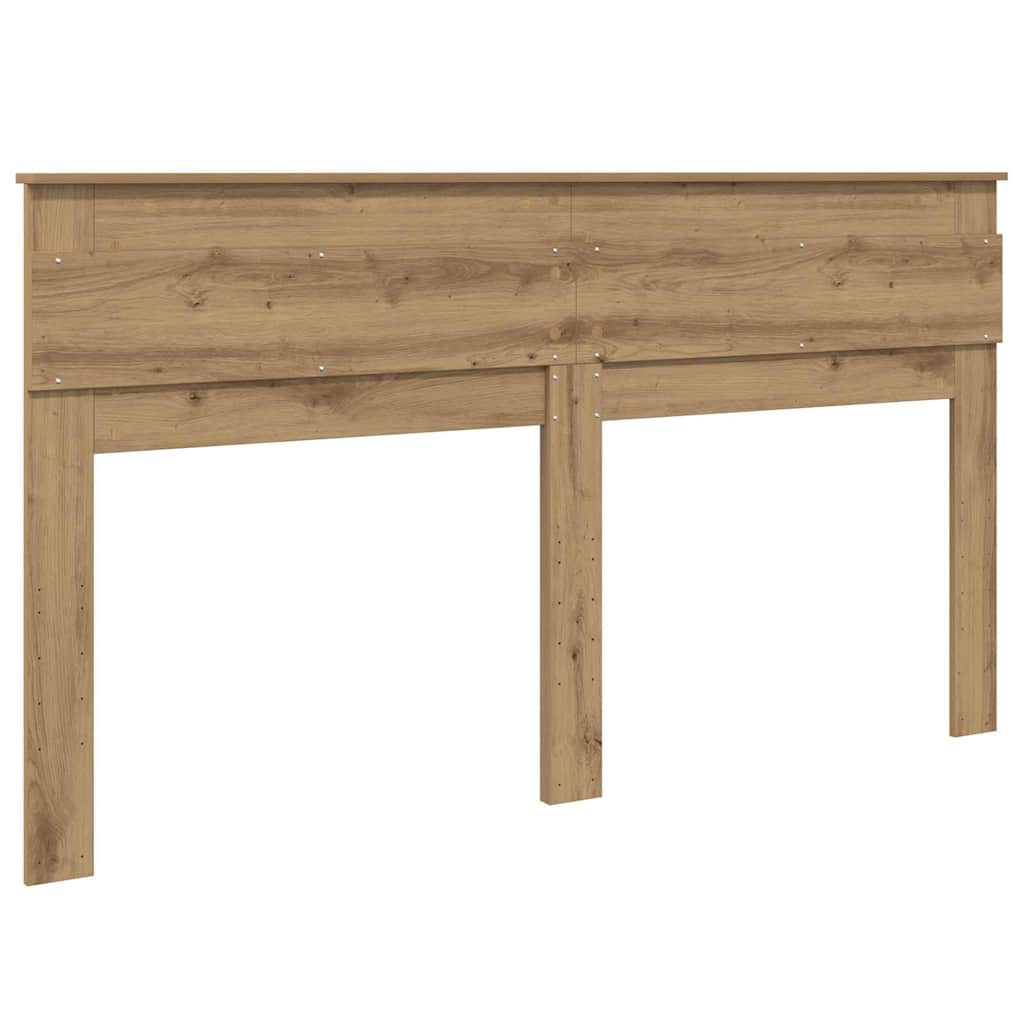 Tăblie cap cu headboard Stejar Artizanal 200 cm Lemn compozit GartenMobel Dekor