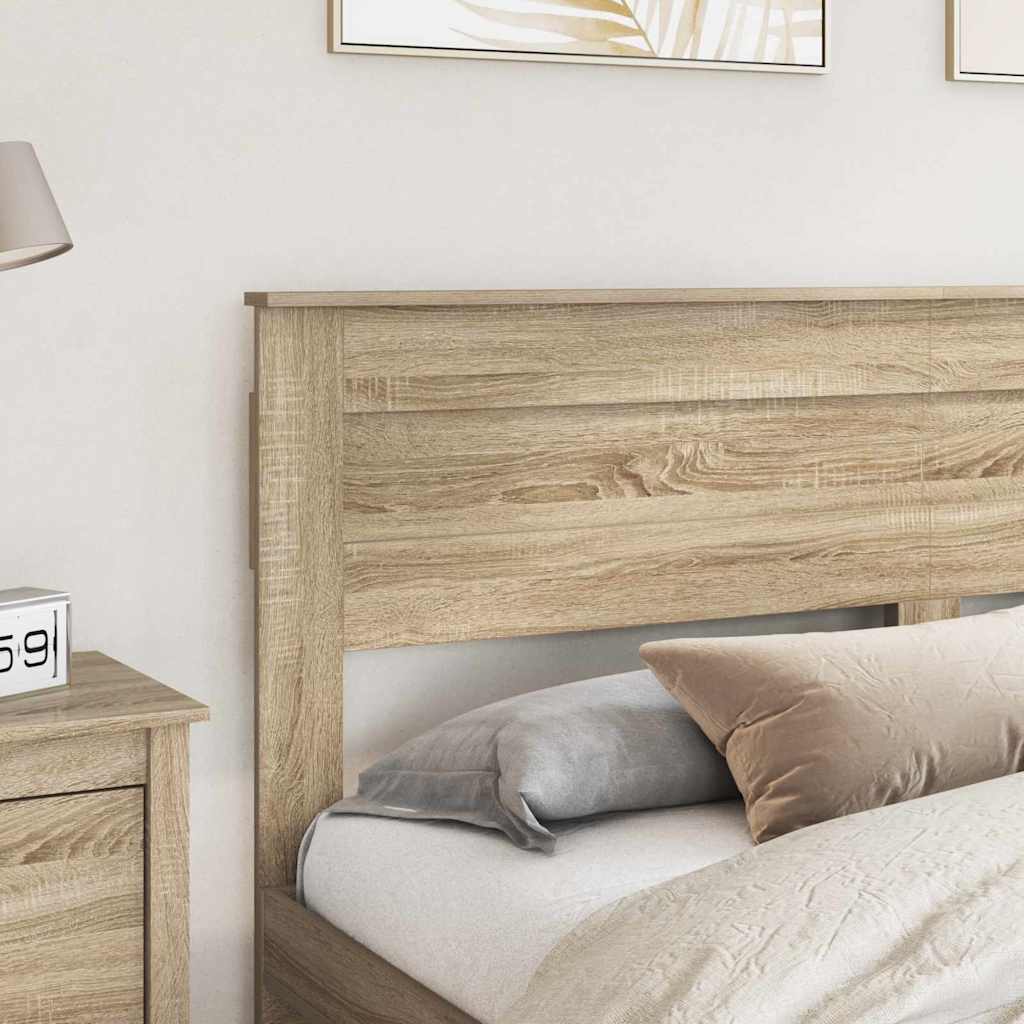 Tăblie cap cu headboard Stejar Sonoma 200 cm Lemn compozit GartenMobel Dekor