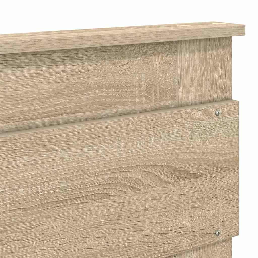 Tăblie cap cu headboard Stejar Sonoma 200 cm Lemn compozit GartenMobel Dekor