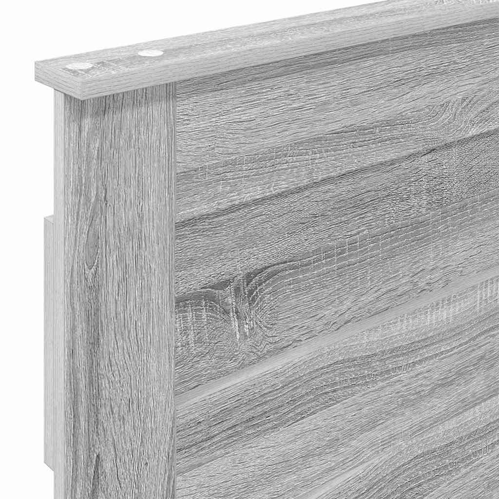 Tăblie cap cu headboard Gri Sonoma 90 cm Lemn compozit GartenMobel Dekor
