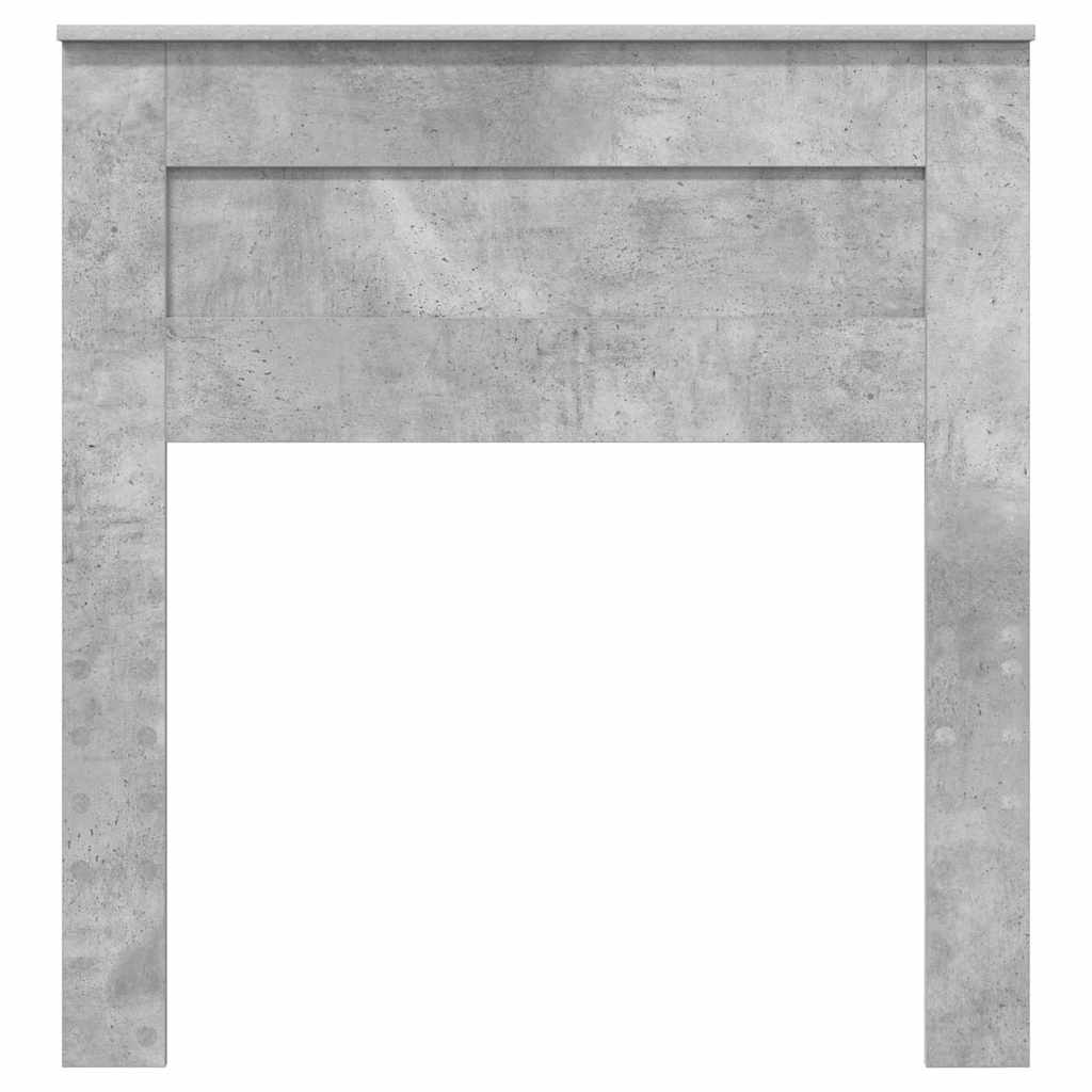 Tăblie cap cu headboard Gri din beton 90 cm Lemn compozit GartenMobel Dekor