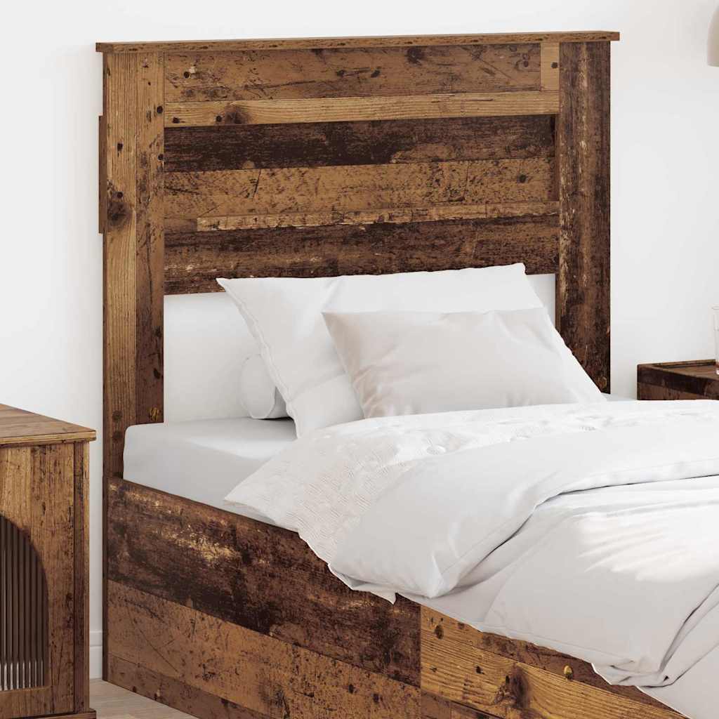 Tăblie cap cu headboard Lemn Vechi 90 cm Lemn compozit GartenMobel Dekor