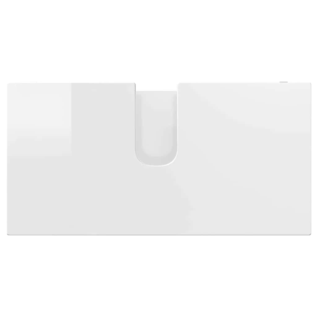 Cabinet pentru chiuvetă de baie Alb lucios 60 x 30 x 60 cm GartenMobel Dekor