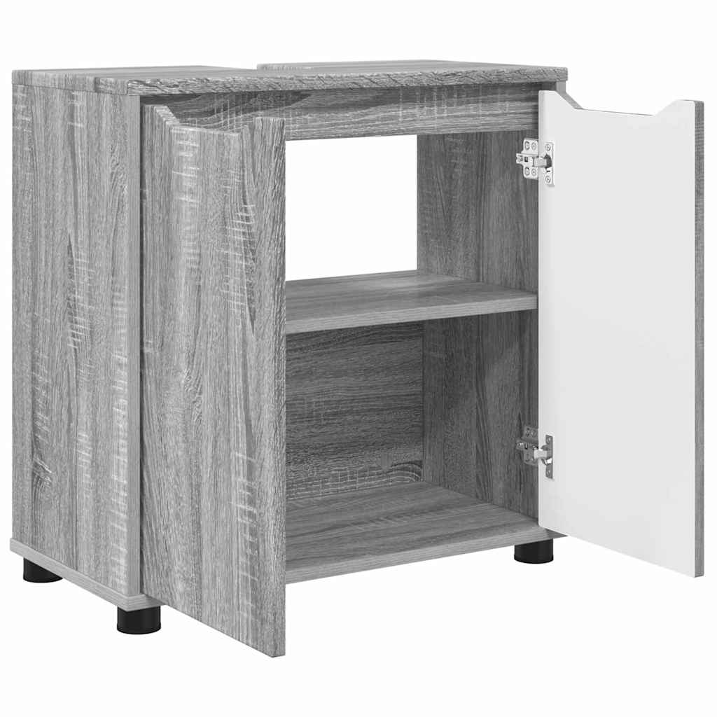 Cabinet pentru chiuvetă de baie Gri Sonoma 60 x 30 x 60 cm GartenMobel Dekor