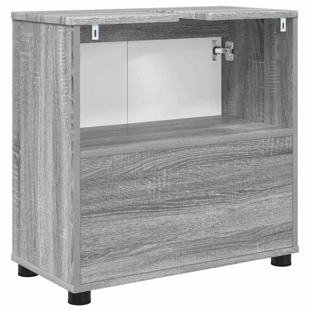 Cabinet pentru chiuvetă de baie Gri Sonoma 60 x 30 x 60 cm GartenMobel Dekor