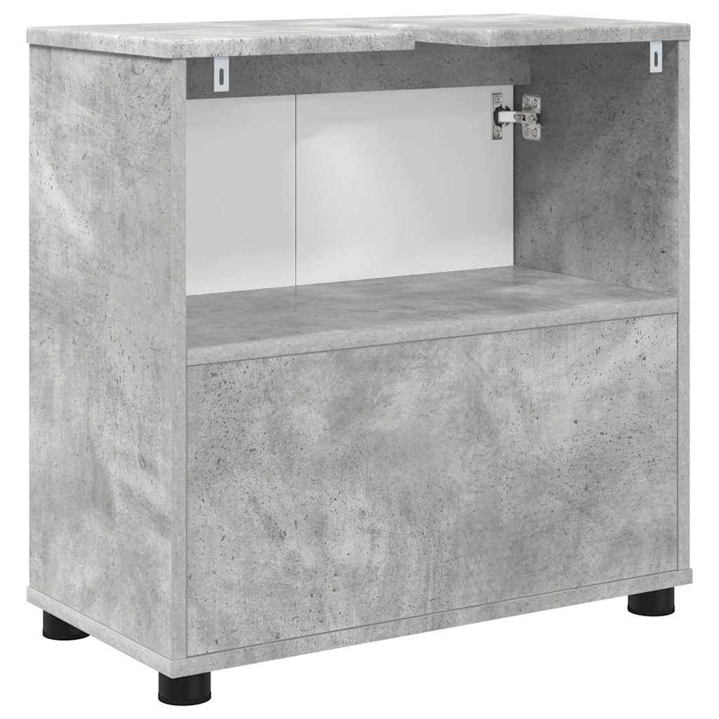 Cabinet pentru chiuvetă de baie Gri din beton 60 x 30 x 60 cm GartenMobel Dekor