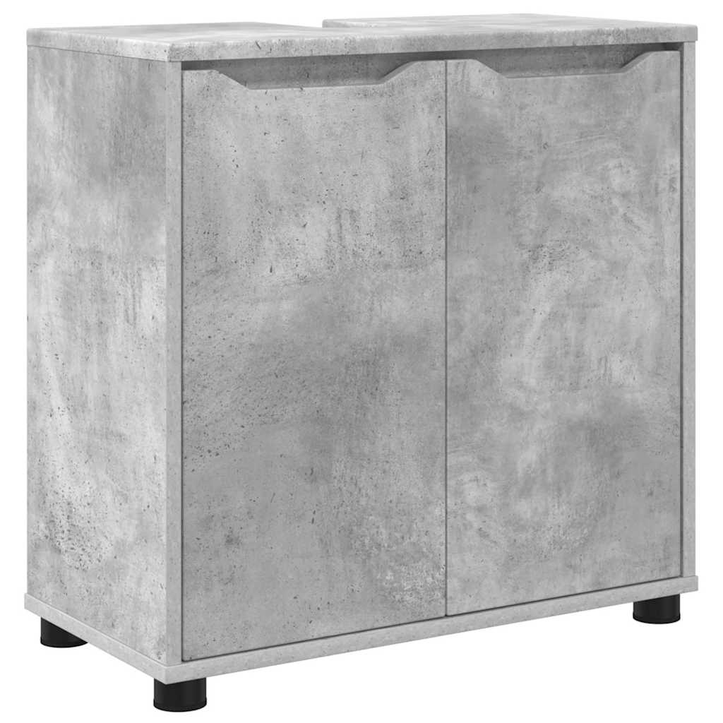 Cabinet pentru chiuvetă de baie Gri din beton 60 x 30 x 60 cm GartenMobel Dekor