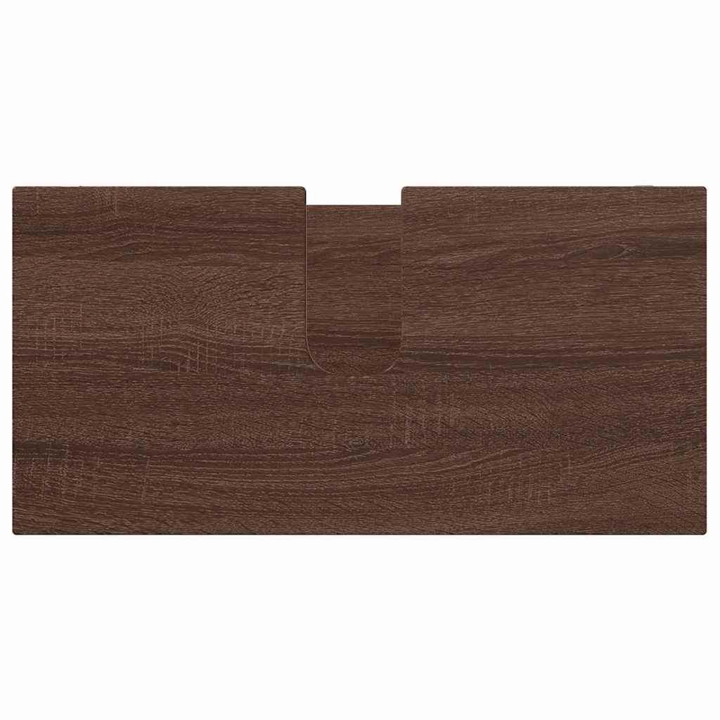 Cabinet pentru chiuvetă de baie Stejar închis 60 x 30 x 60 cm GartenMobel Dekor