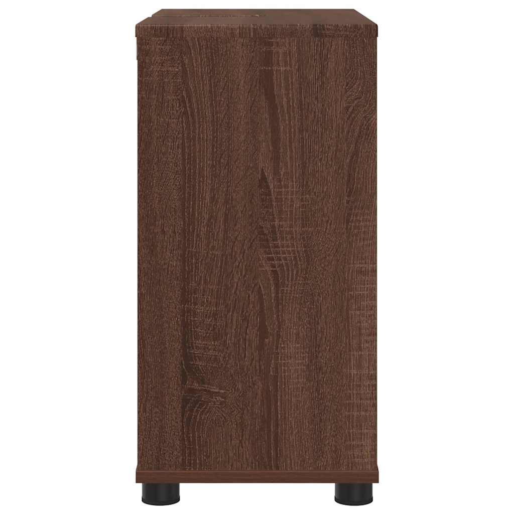 Cabinet pentru chiuvetă de baie Stejar închis 60 x 30 x 60 cm GartenMobel Dekor