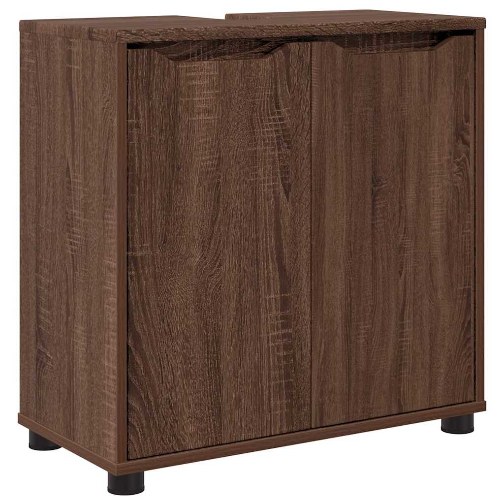 Cabinet pentru chiuvetă de baie Stejar închis 60 x 30 x 60 cm GartenMobel Dekor