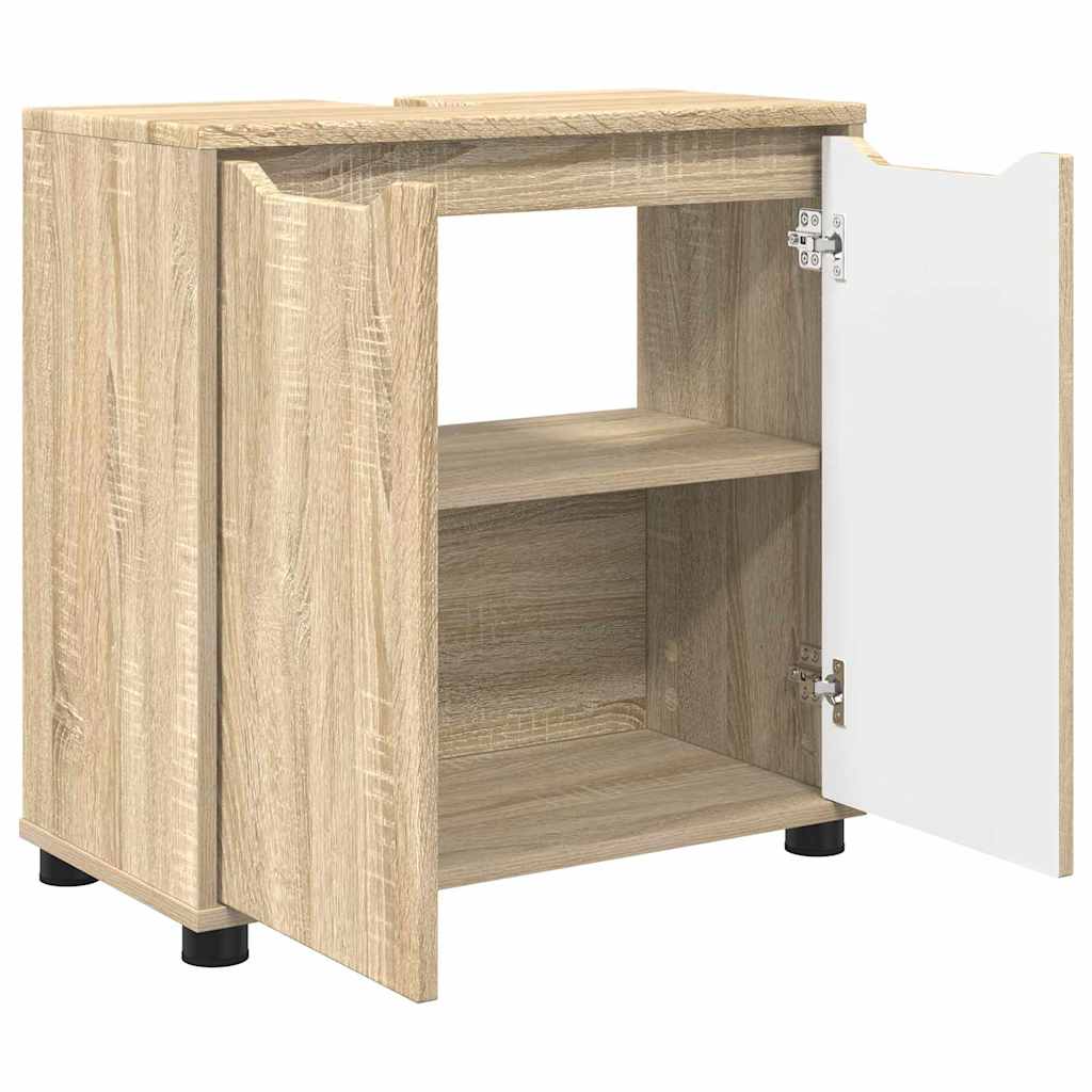 Cabinet pentru chiuvetă de baie Stejar Sonoma 60 x 30 x 60 cm GartenMobel Dekor