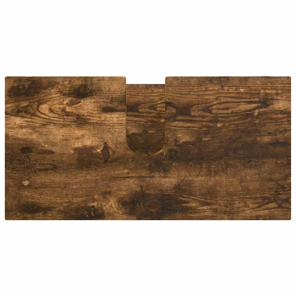 Cabinet pentru chiuvetă de baie Stejar fumuriu 60 x 30 x 60 cm GartenMobel Dekor