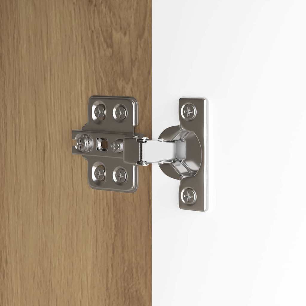 Cabinet pentru chiuvetă de baie cu raft cu ușă Stejar Artizanal GartenMobel Dekor