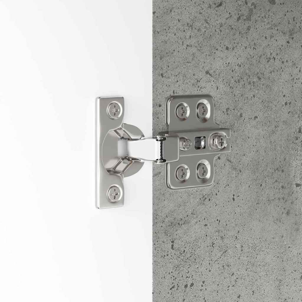 Dulap de Baie Gri din beton 30,5 x 30 x 101 cm Lemn compozit GartenMobel Dekor