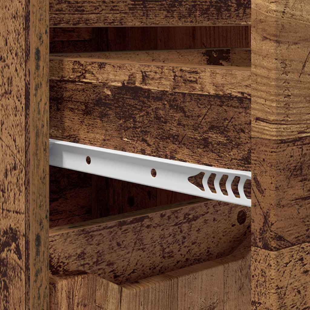 Dulap de Baie Lemn Vechi 30,5 x 30 x 101 cm Lemn compozit GartenMobel Dekor