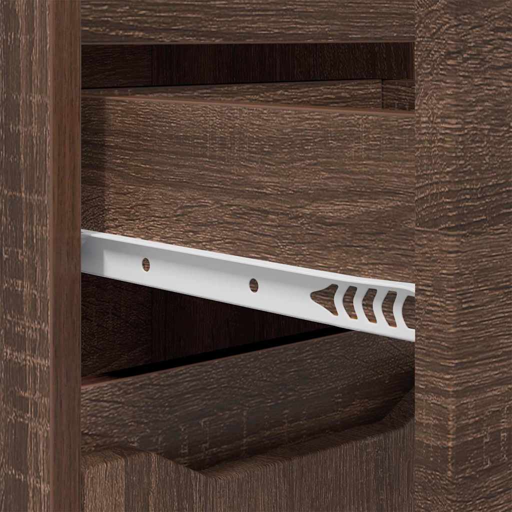 Dulap de Baie Stejar închis 30,5 x 30 x 101 cm Lemn compozit GartenMobel Dekor