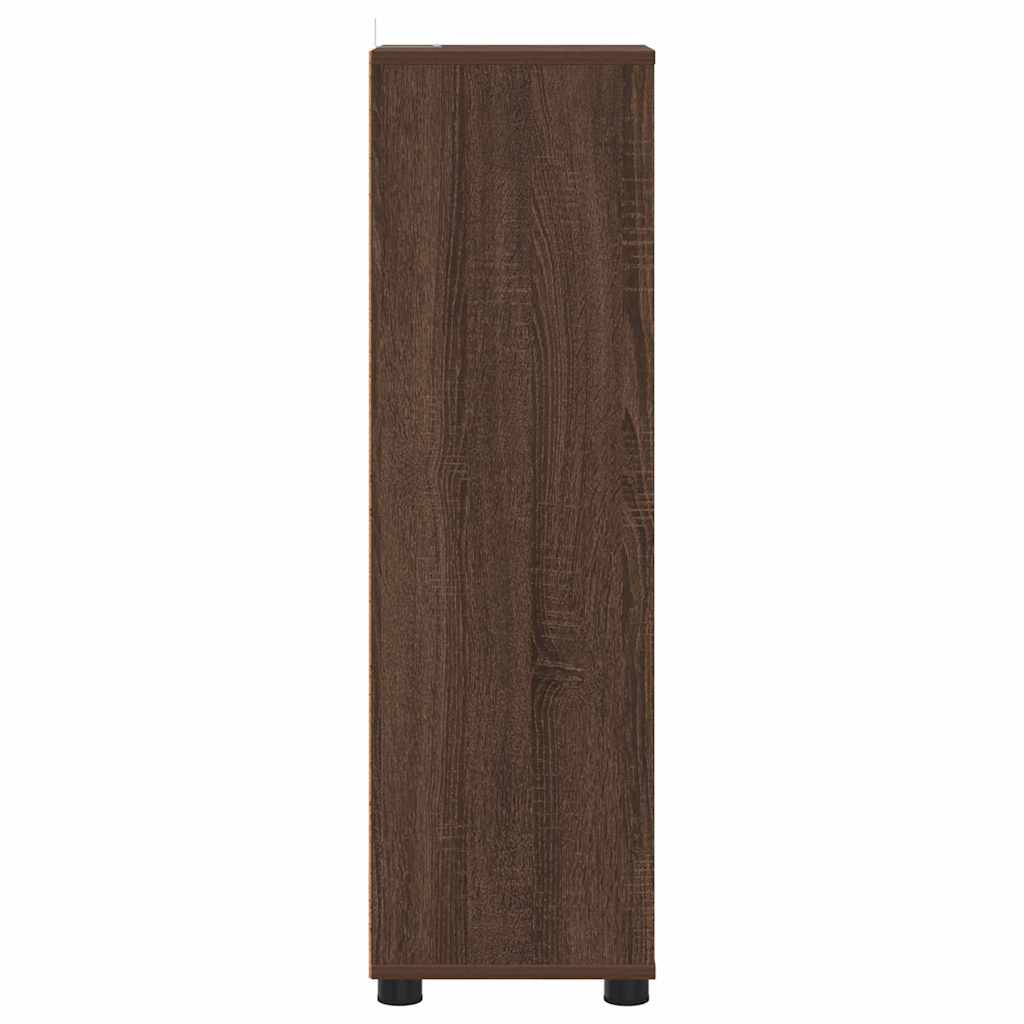 Dulap de Baie Stejar închis 30,5 x 30 x 101 cm Lemn compozit GartenMobel Dekor