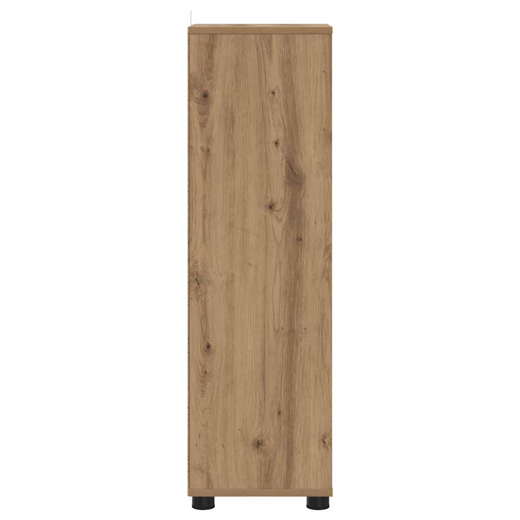 Dulap de Baie Stejar Artizanal 30,5 x 30 x 101 cm Lemn compozit GartenMobel Dekor