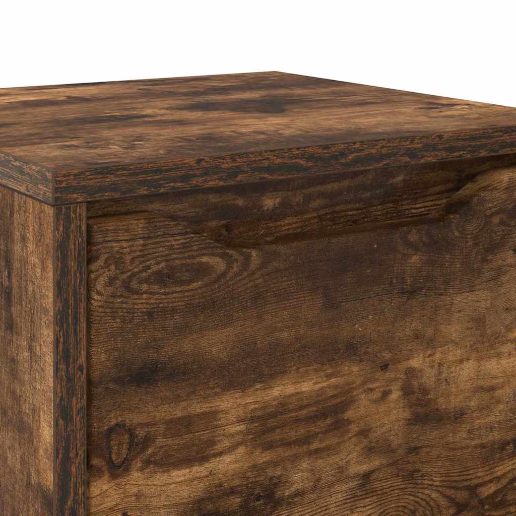 Dulap de Baie Stejar fumuriu 30,5 x 30 x 101 cm Lemn compozit GartenMobel Dekor