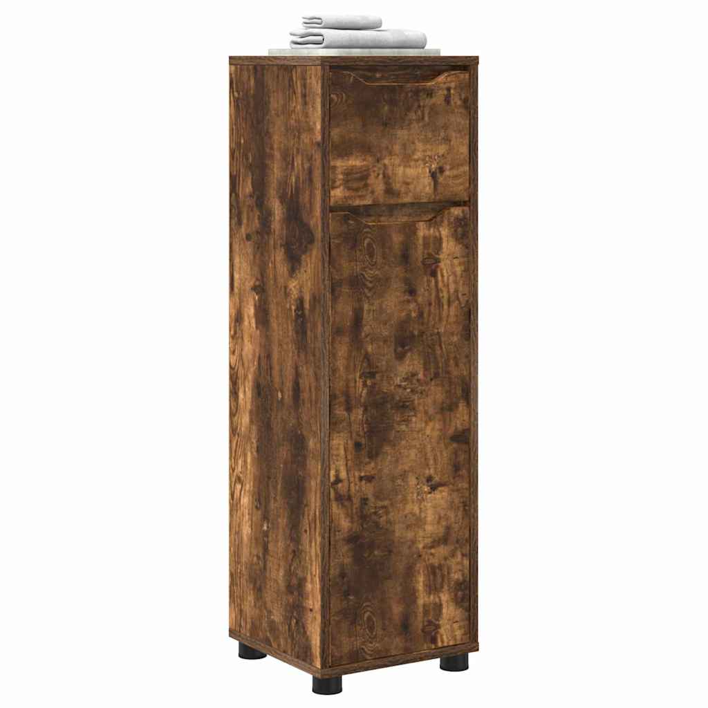 Dulap de Baie Stejar fumuriu 30,5 x 30 x 101 cm Lemn compozit GartenMobel Dekor
