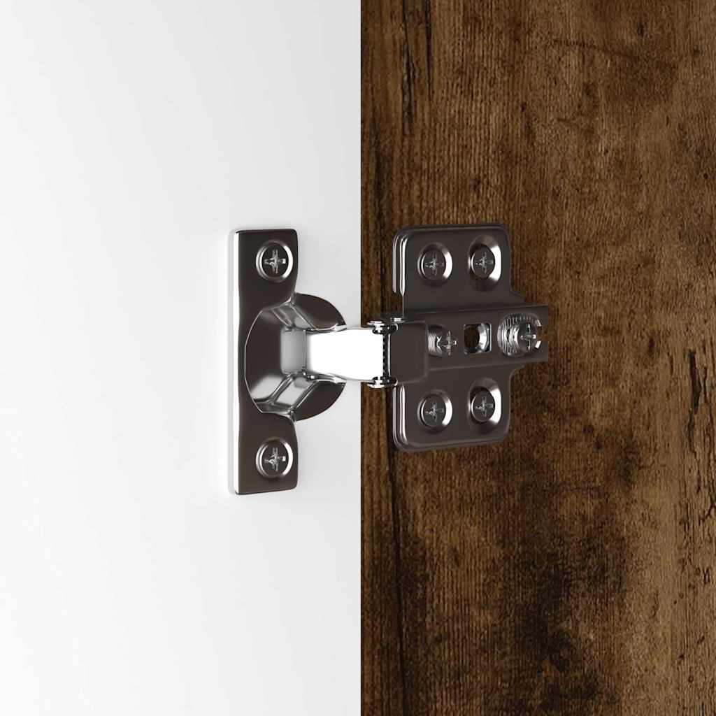 Dulap de Baie Stejar fumuriu 30,5 x 30 x 101 cm Lemn compozit GartenMobel Dekor