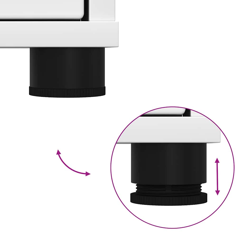 Dulap de Baie cu sertar Alb 30,5 x 30 x 101 cm Lemn compozit GartenMobel Dekor