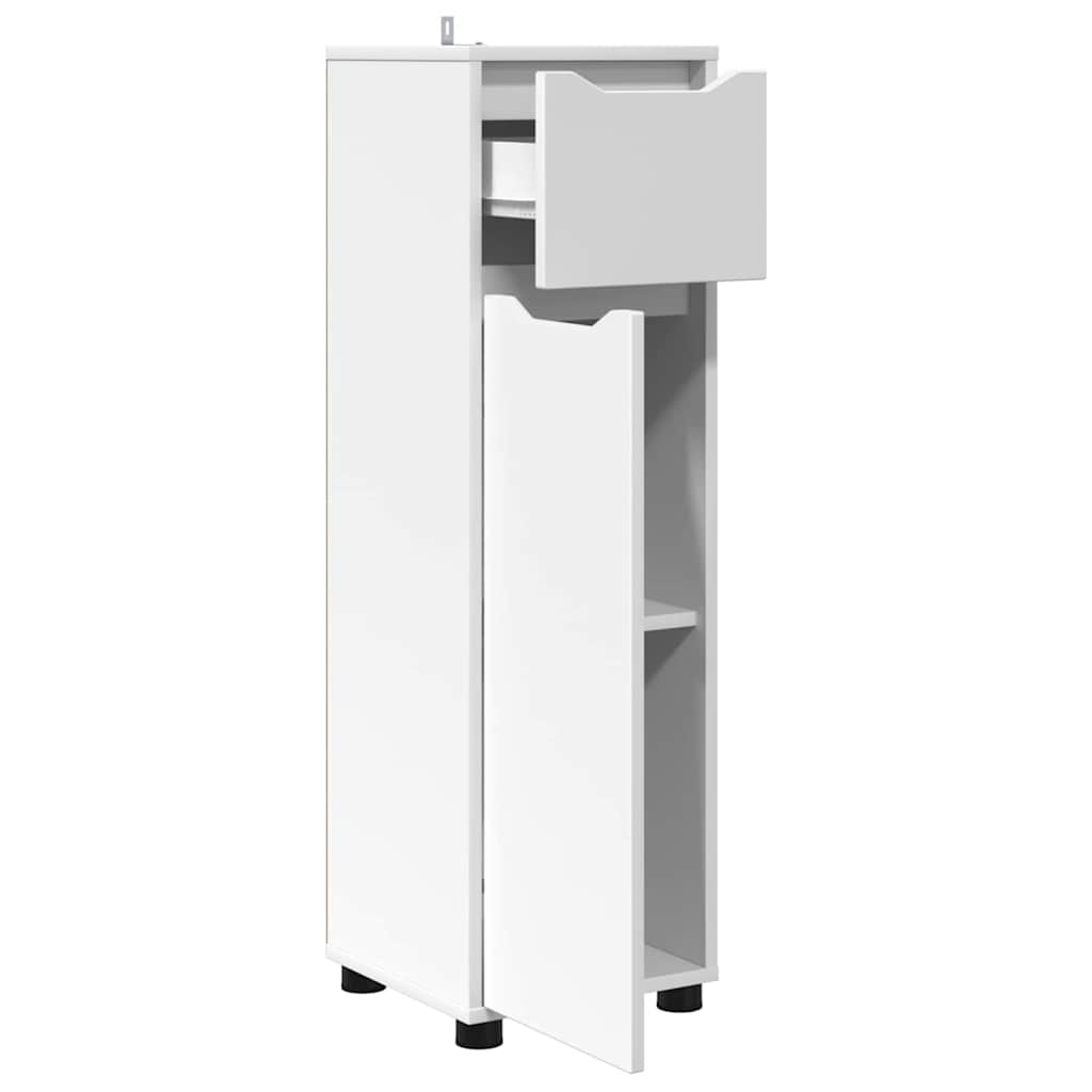 Dulap de Baie cu sertar Alb 30,5 x 30 x 101 cm Lemn compozit GartenMobel Dekor