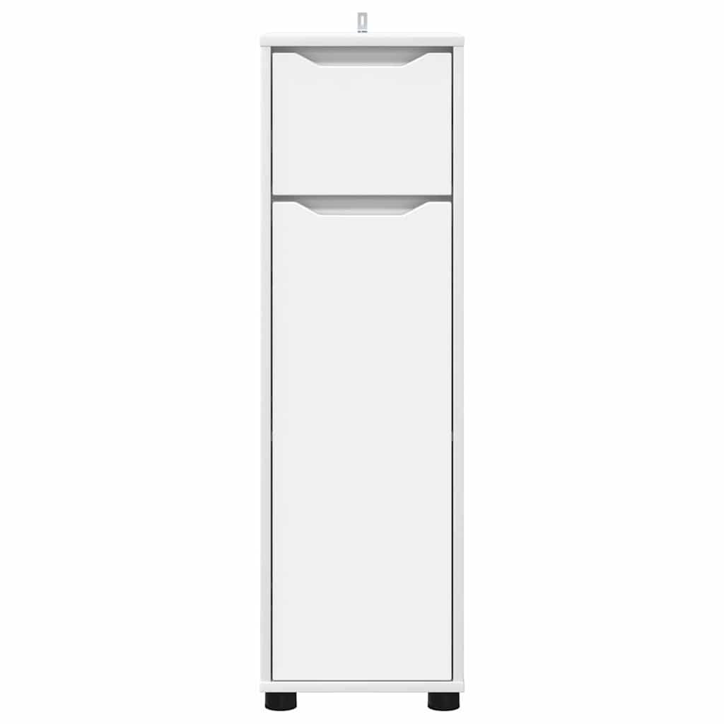 Dulap de Baie cu sertar Alb 30,5 x 30 x 101 cm Lemn compozit GartenMobel Dekor