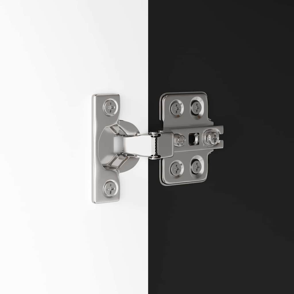 Dulap de Baie cu sertar Negru 30,5 x 30 x 101 cm Lemn compozit GartenMobel Dekor