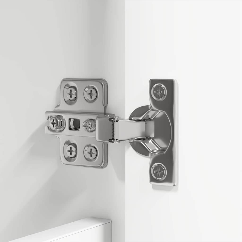 Dulap cu oglindă pentru baie Alb 60 x 20 x 60 cm Lemn compozit GartenMobel Dekor