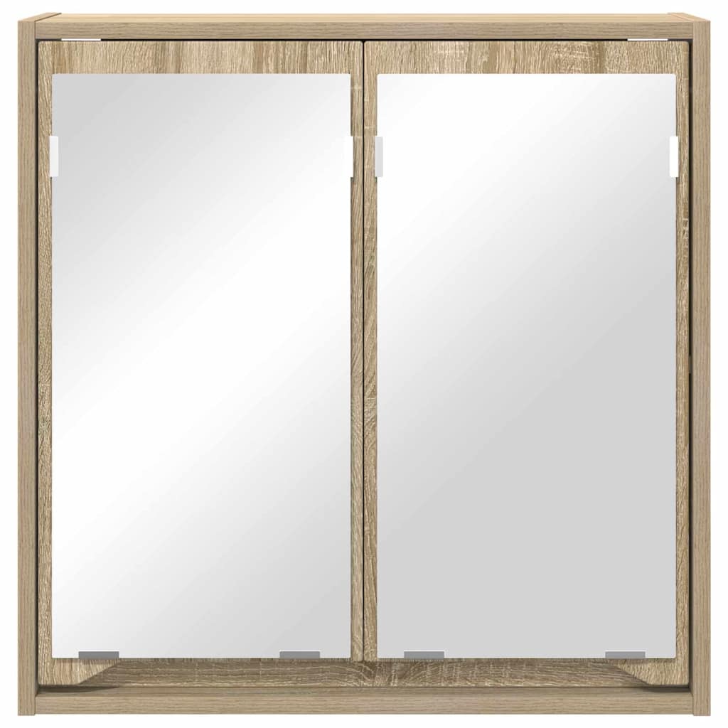 Dulap cu oglindă pentru baie Stejar Sonoma 60 x 20 x 60 cm GartenMobel Dekor