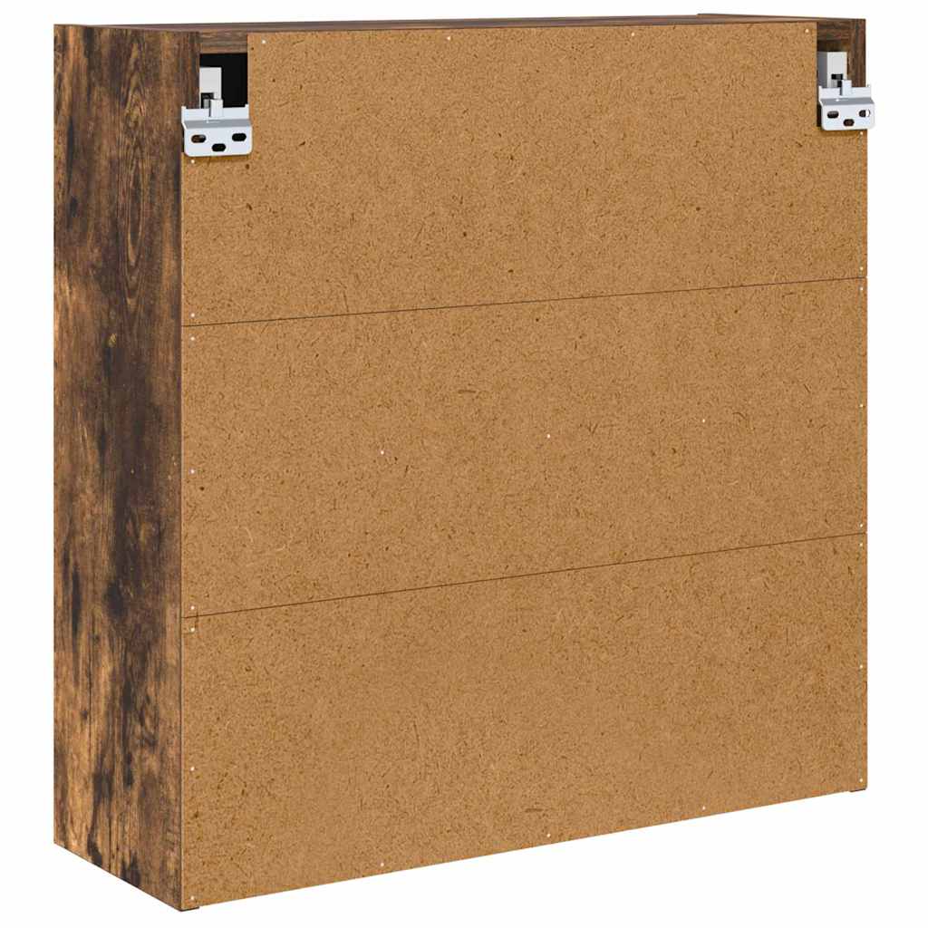 Dulap cu oglindă pentru baie Stejar fumuriu 60 x 20 x 60 cm GartenMobel Dekor