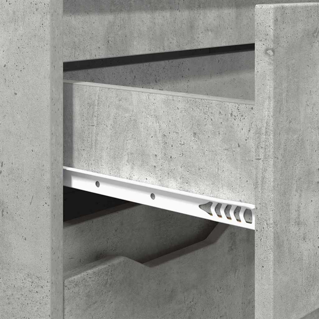 Dulap de Baie Gri din beton 72,5 x 36,5 x 100 cm Lemn compozit GartenMobel Dekor