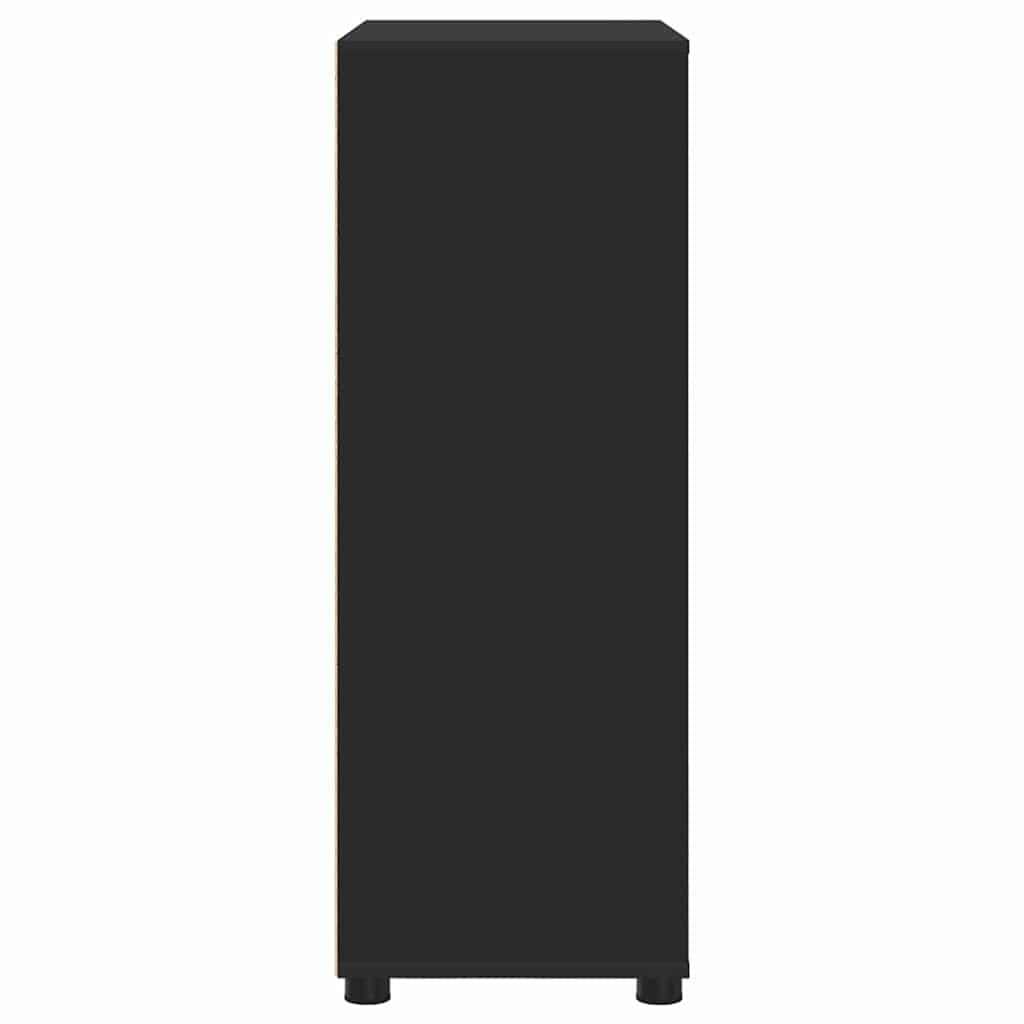 Dulap de Baie cu raft Negru 72,5 x 36,5 x 100 cm Lemn compozit GartenMobel Dekor