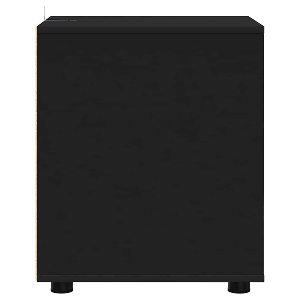 Dulap de depozitare Negru 40 x 48 x 57 cm Lemn compozit GartenMobel Dekor