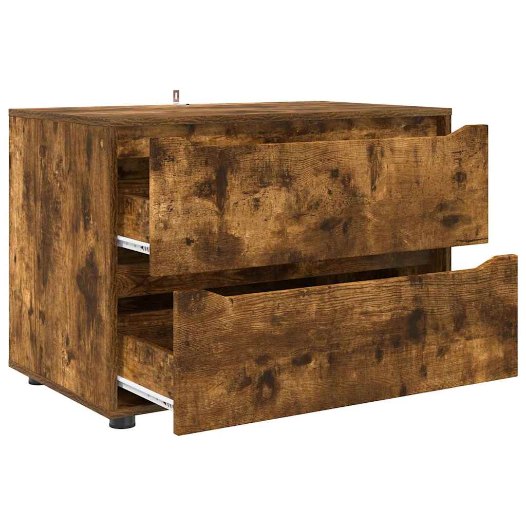 Dulap de depozitare Stejar fumuriu 80 x 48 x 57 cm GartenMobel Dekor