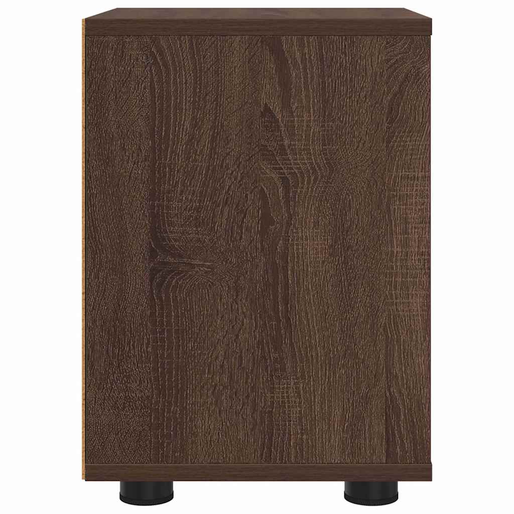 Mese de noptieră 2 pcs Stejar închis 30,5 x 30 x 43 cm GartenMobel Dekor