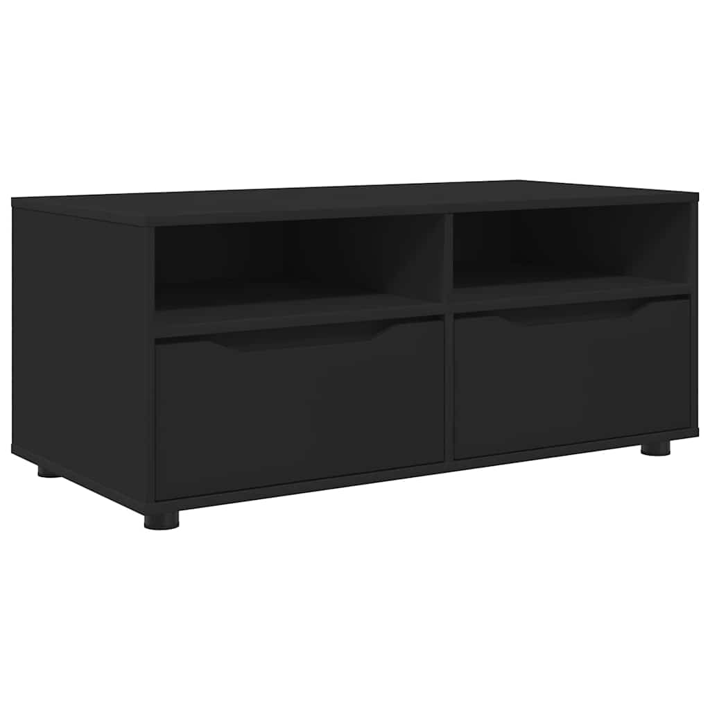 Cabinet TV cu sertar Negru 100 x 48 x 43 cm Lemn compozit GartenMobel Dekor