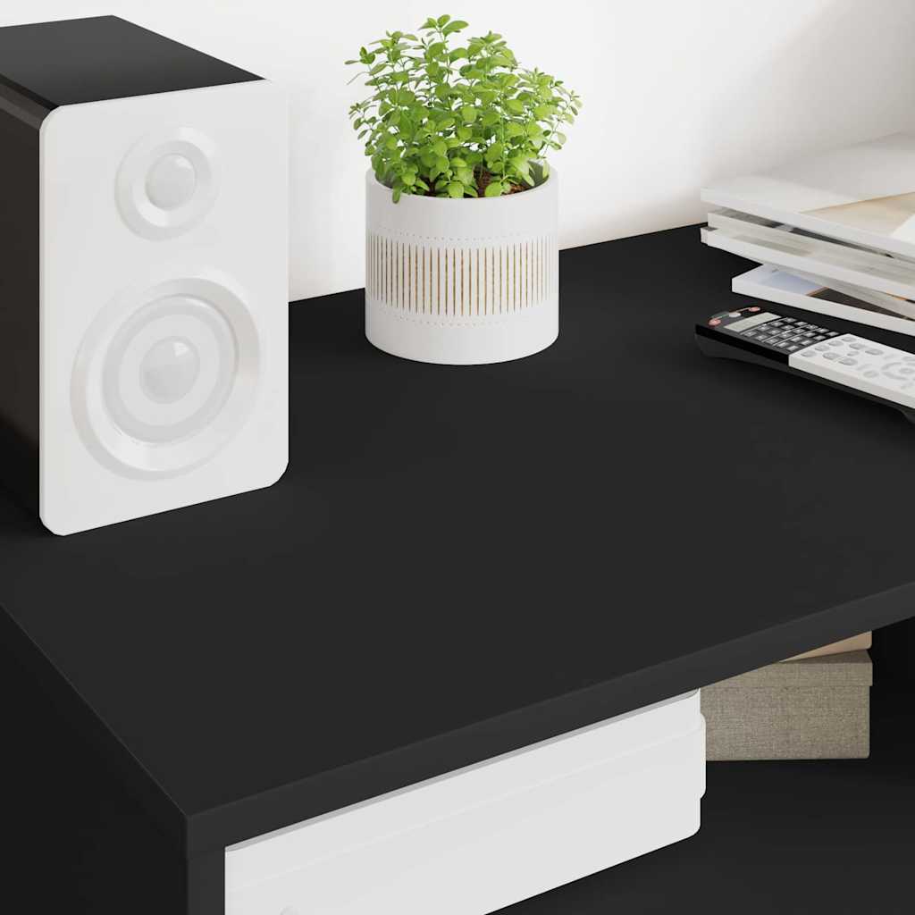 Cabinet TV cu sertar Negru 100 x 48 x 43 cm Lemn compozit GartenMobel Dekor