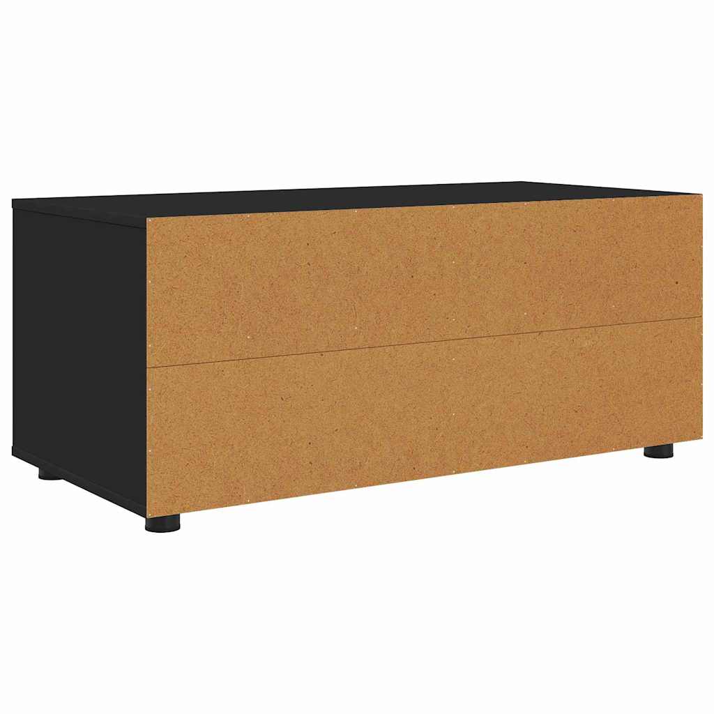 Cabinet TV cu sertar Negru 100 x 48 x 43 cm Lemn compozit GartenMobel Dekor